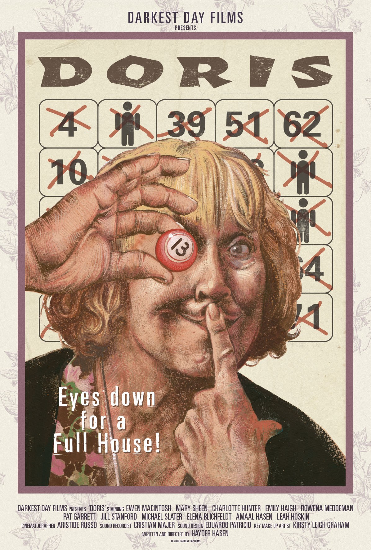 Original DORIS short-film poster by Graham Humphreys.